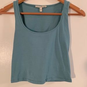 Express: Teal Crop Top